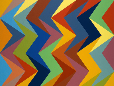 Alive, 2010, by Odili Donald Odita (Courtesy of the artist and Jack Shainman Gallery, New York)