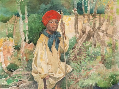 This Is My Chance to Run Away, from Minty: A Story of Young Harriet Tubman, 1996 (Courtesy of the artist)