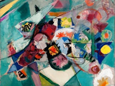 Abstract Bouquet by Arthur B. Carles (1939), Partial museum purchase and partial gift of Frederica and Howard Wagman, 2011