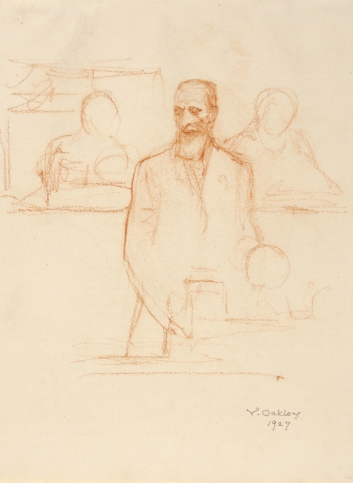 Portrait study of Count Albert Apponyi, delegate from ... Image 1