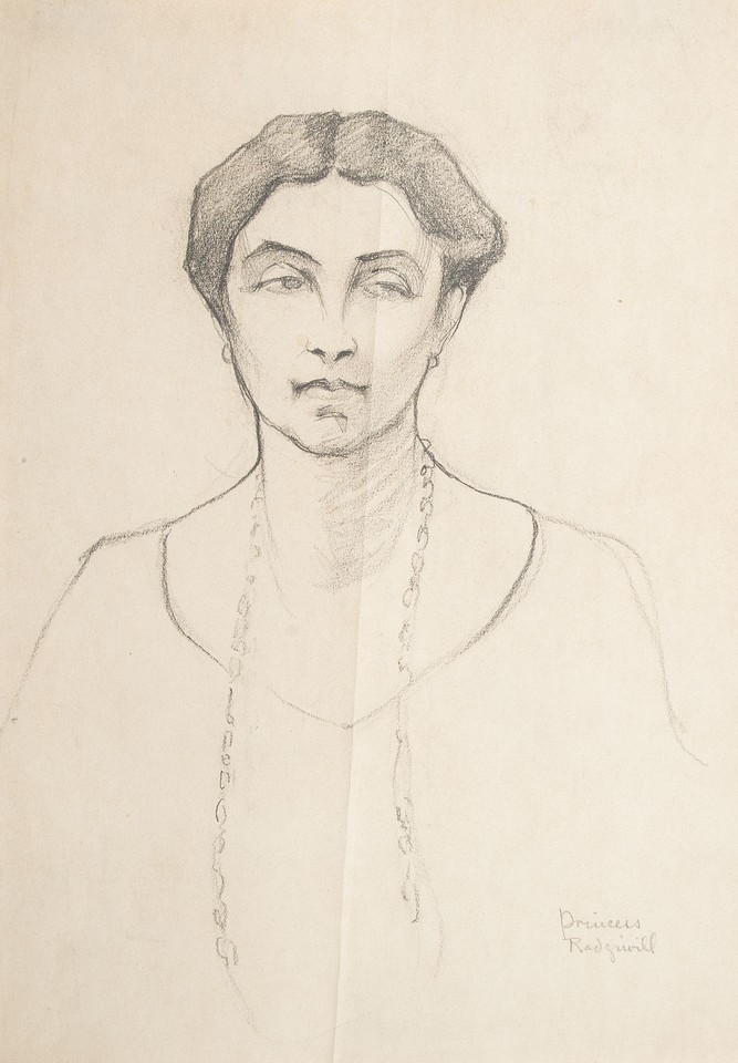 Portrait study of Princess Radziwill, member of the ... Image 1
