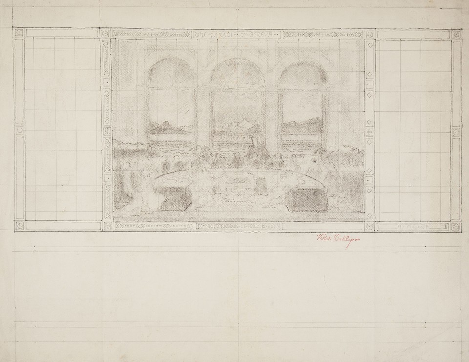 Study for the &quot;Drafting of the Covenant of the League of ... Image 1