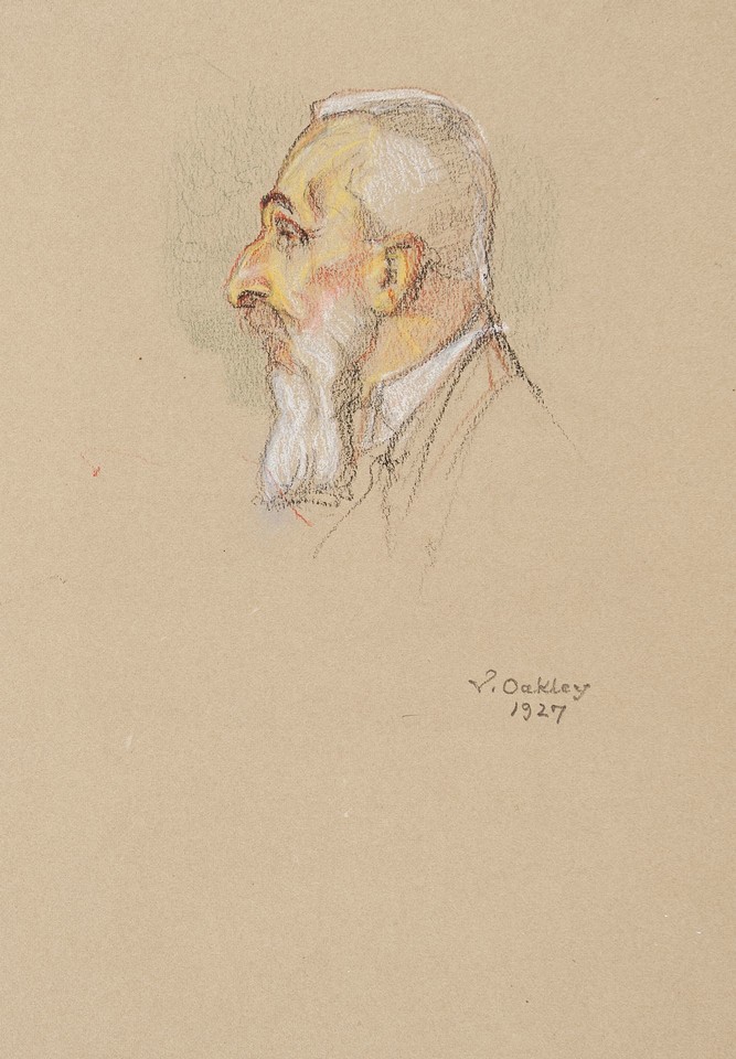 Portrait head study of Count Albert Apponyi, delegate from ... Image 1