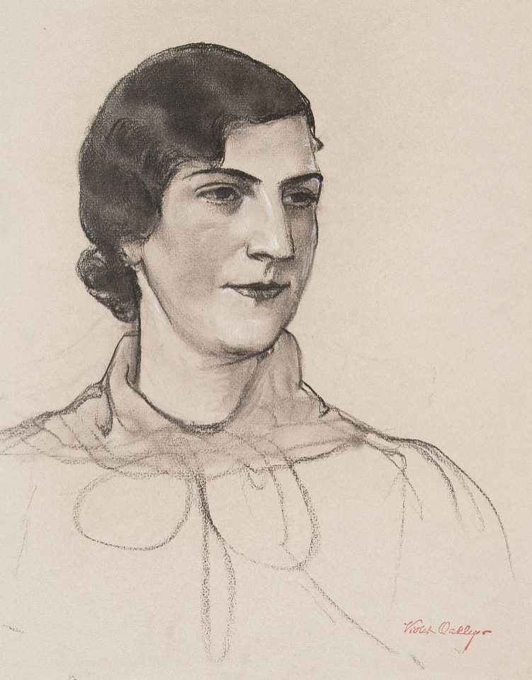 Portrait study of Madam Marta Hakimi (née Szostakowski), ... Image 1