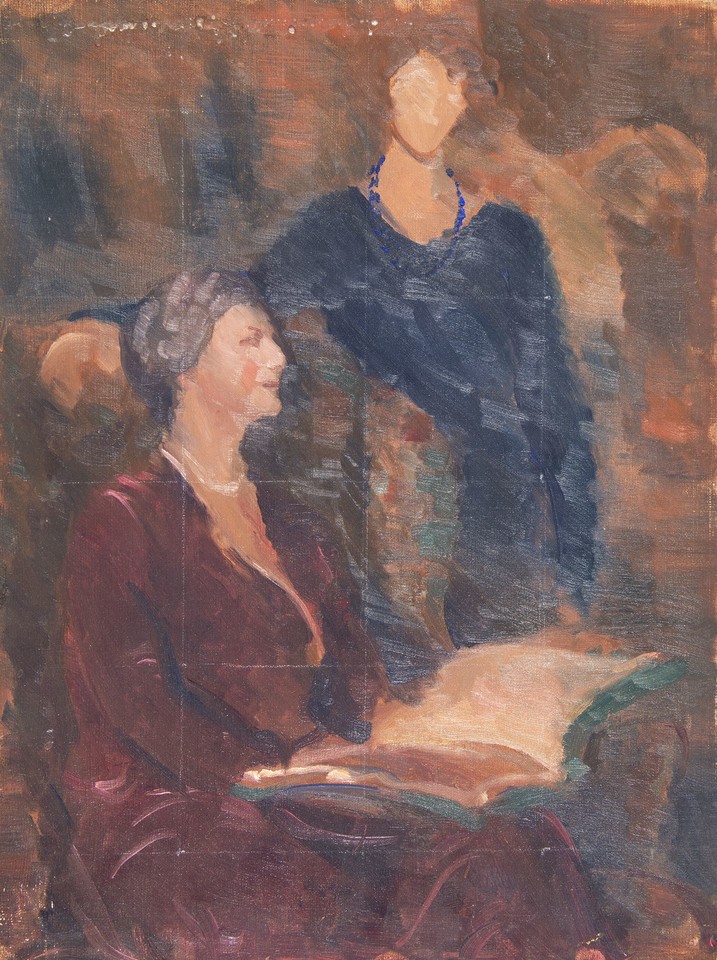 Portrait study of Louise Lawrence and Hester Oakley Meigs Image 1