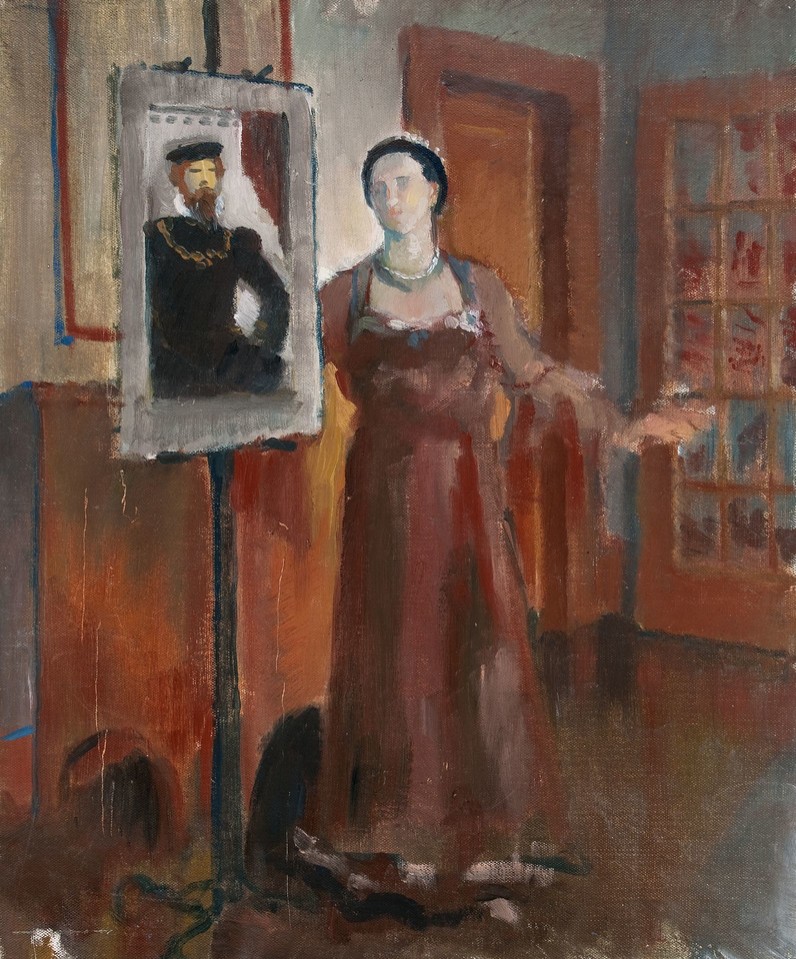 Portrait study of Edith Emerson Lecturing at Lake George Image 1
