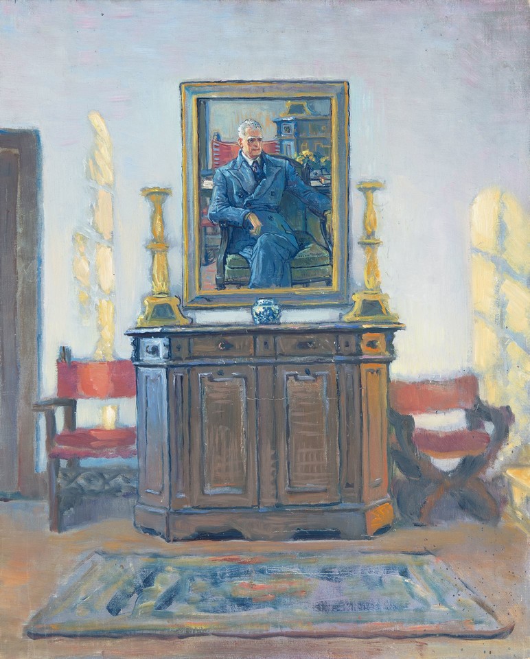 Portrait of Lawrence Haynes, Sr. in the L'Abri House, ... Image 1
