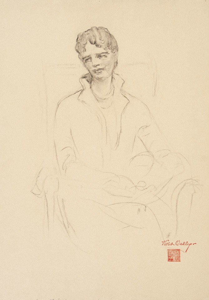 Portrait study of Mrs. Franklin D. Roosevelt (née Anna ... Image 1