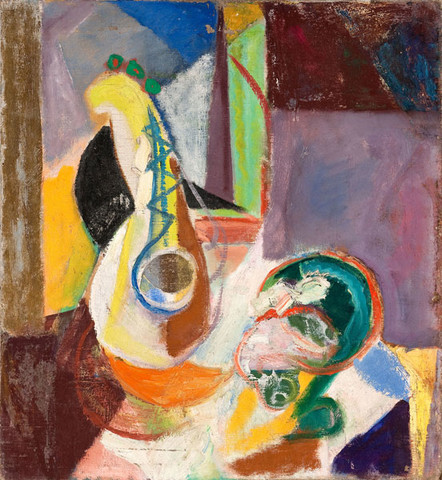 Quita Brodhead: Still Life with Mandolin (c. 1940-1942) Oil on canvas