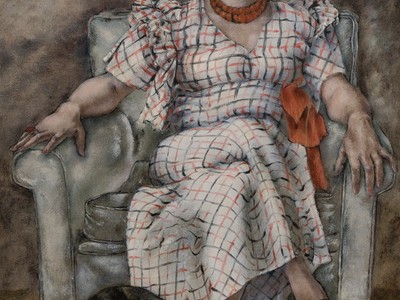 Helene Sardeau, 1934. Oil on canvas, 40 x 30 in. (Courtesy of the Michael Biddle Family)