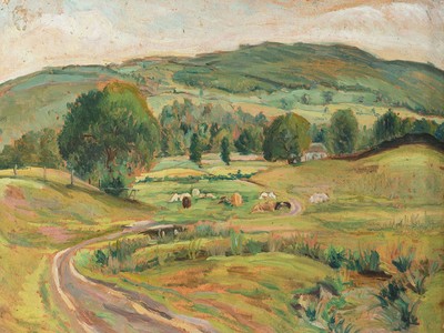 Theresa Ferber Bernstein, Farm in a Valley