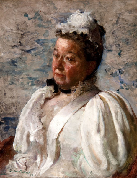 Cecilia Beaux: Portrait of Hannah Rose Hoffman Lee (1893) Oil on canvas