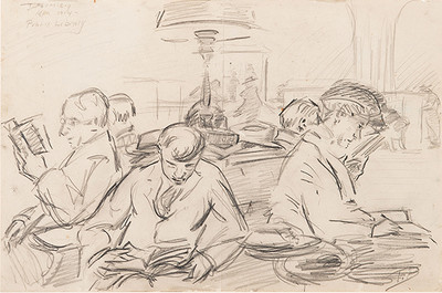 Study for "The Readers"
