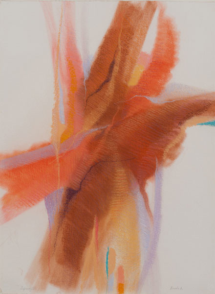 Helen Bershad: Lapwing, III (1978) Pastel on paper