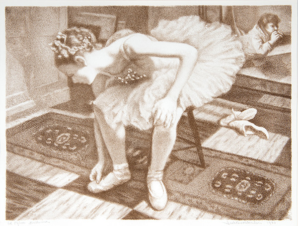 Jack Bookbinder: Ballerina (1980) Lithography