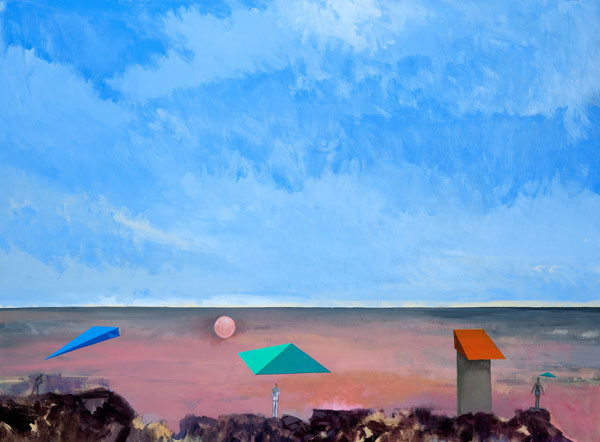 James Brantley: Earth, Wind, and Fire (Undated) Oil on canvas