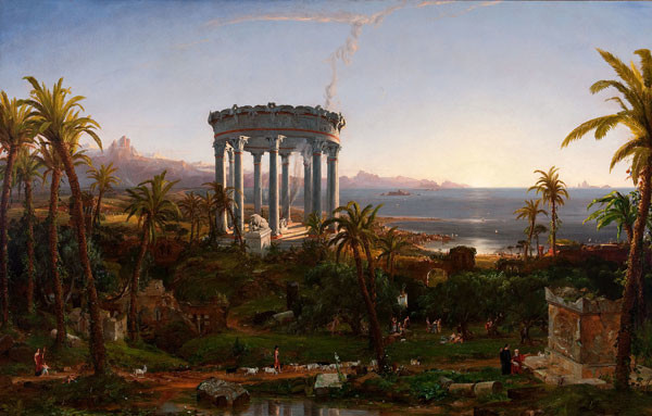 Jasper Francis Cropsey: The Spirit of Peace (1851) Oil on canvas