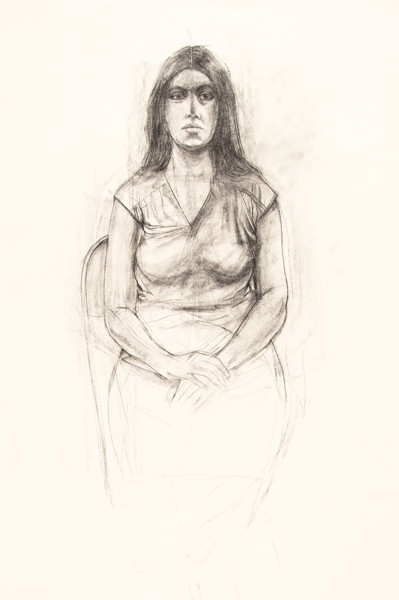 Larry Day: Untitled (Ruth Fine) (1960s) Graphite on paper