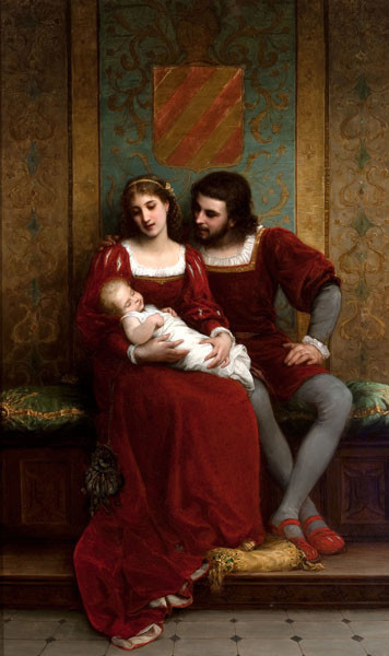 Gustave Doyen: The First Born (Undated) Oil on canvas