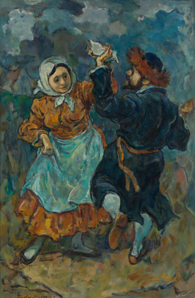Tully Filmus: Handkerchief Dance (Undated) Oil on canvas