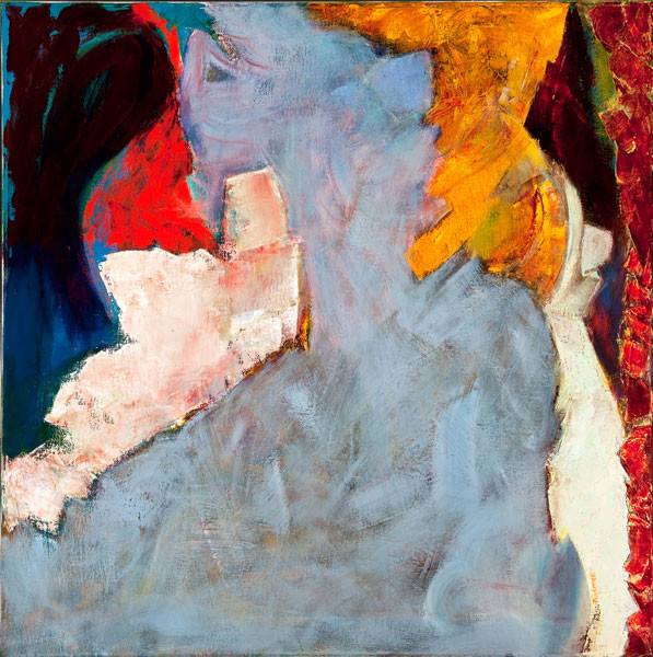 Gertrude Fisher-Fishman: Ayur-Veda (c. 1987) Oil and wax on canvas