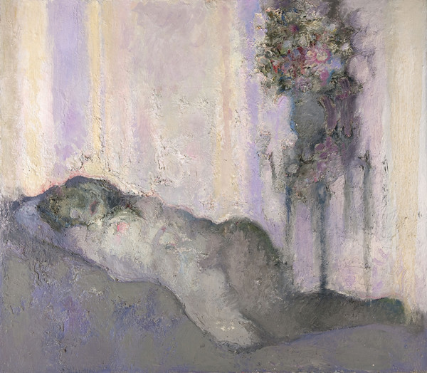 Sideo Fromboluti: Reclining Figure (1962) Oil on canvas