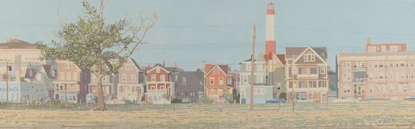 Joseph Konopka: Atlantic City (Absecon Lighthouse) (1978) Oil on canvas