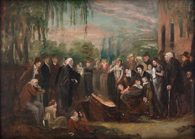 Study for "A German Funeral"