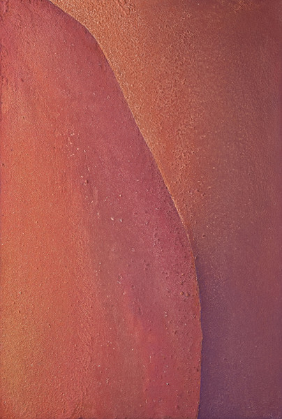 Elaine Kurtz: Study for Alluvial Series (1989) Sand, zircon, and acrylic on canvas