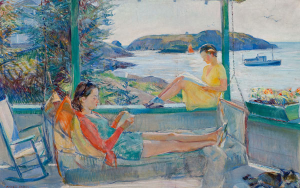 Mary Townsend Mason: The Afternoon Boat (1931) Oil on canvas