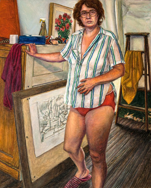 Edith Neff: Self-Portrait (1989) Oil on canvas