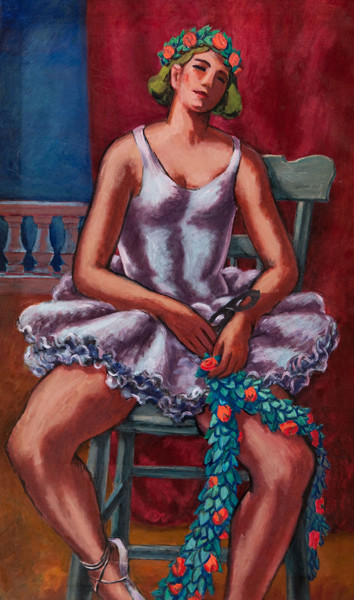 Salvatore Pinto: Ballerina (c. 1935) Oil on canvas