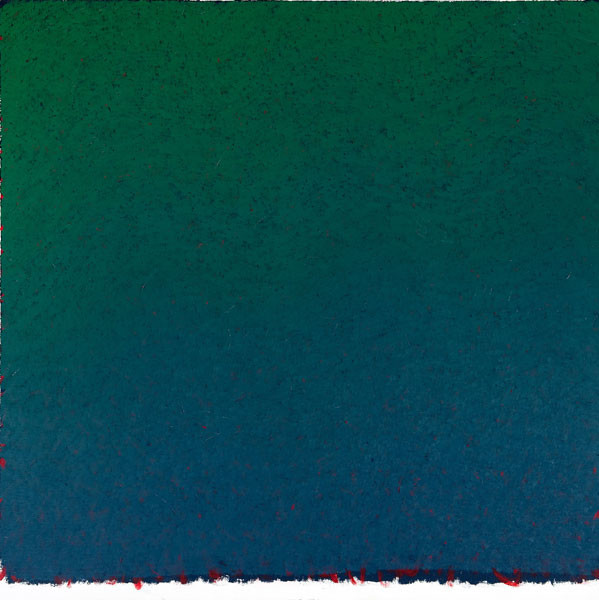 Warren Rohrer: Green Stance (1984) Oil on canvas