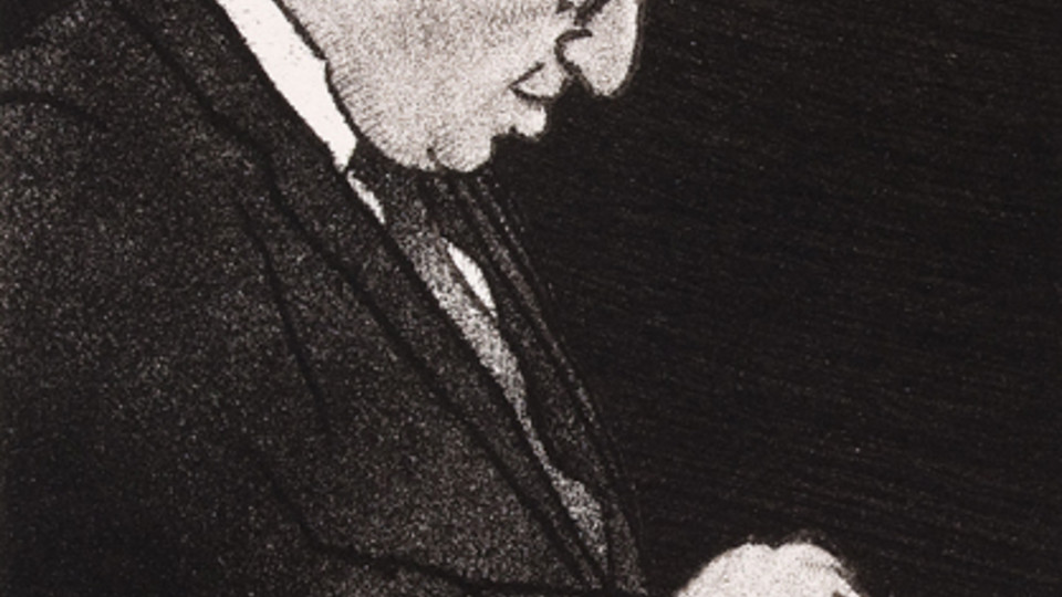 L.J.R. (Portrait of Lessing J. Rosenwald)