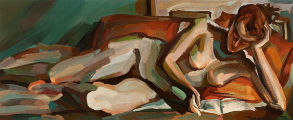 Leon Sitarchuk: Nude (1957) Oil on canvas
