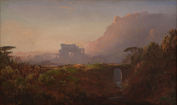 William Louis Sonntag: A Dream of Italy (Undated) Oil on canvas