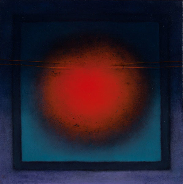Mary Spinelli: Red Ball (1993) Oil on acrylic on masonite