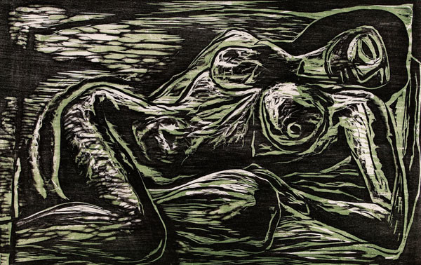 Benton Murdoch Spruance: Female Nude (1951) Woodcut