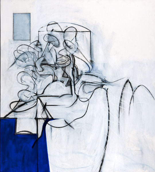 Doris Staffel: Untitled (from 'Spirit Gate Series') (1995) Acrylic and charcoal on canvas