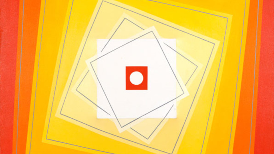 Revolving Square-Orange to Yellow