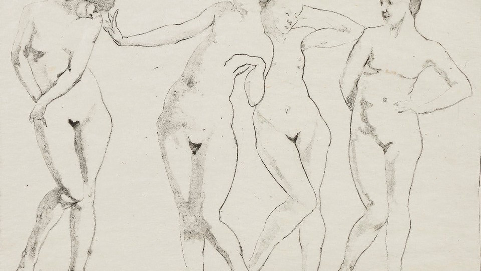 Untitled [Four Nude Women Standing]