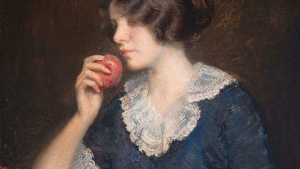 Lady with Apple