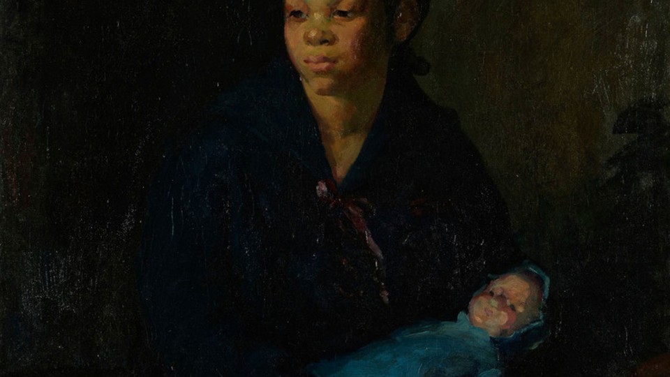 Portrait of a Young Black Girl