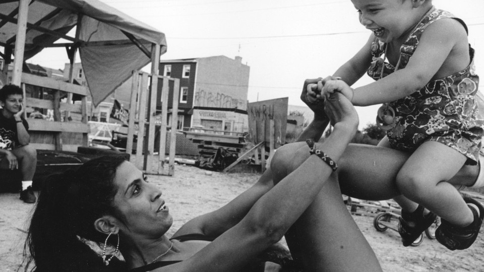 Mariluz and Demitre Gonzalez, Kensington Welfare Rights Union Tent City II, Philadelphia, 1996