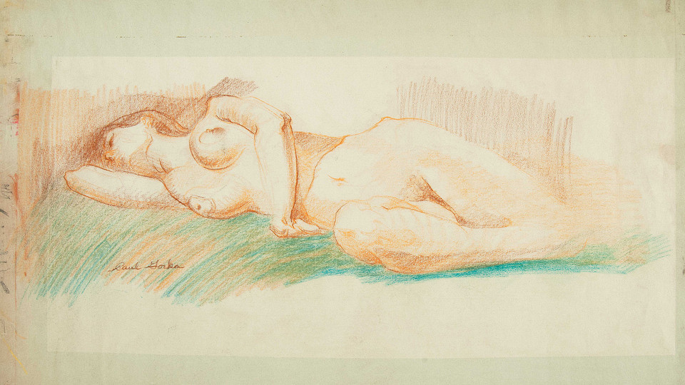 Untitled (Reclining Nude)