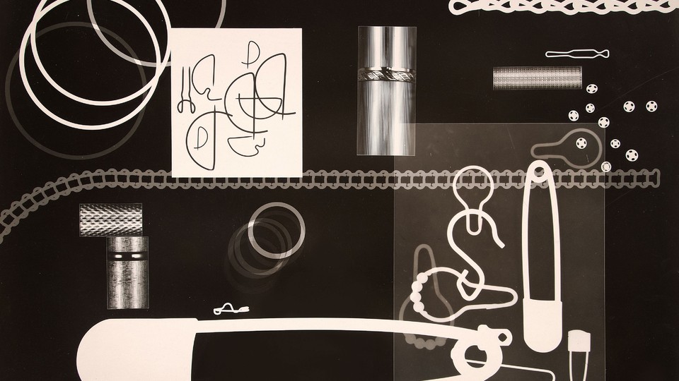 Untitled (Photogram with Pins)