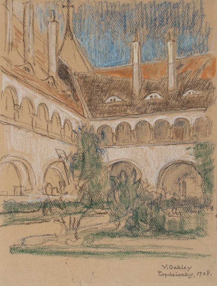 Castle Courtyard, Topoľčianky (Tomáš Garrigue Masaryk) Image 1