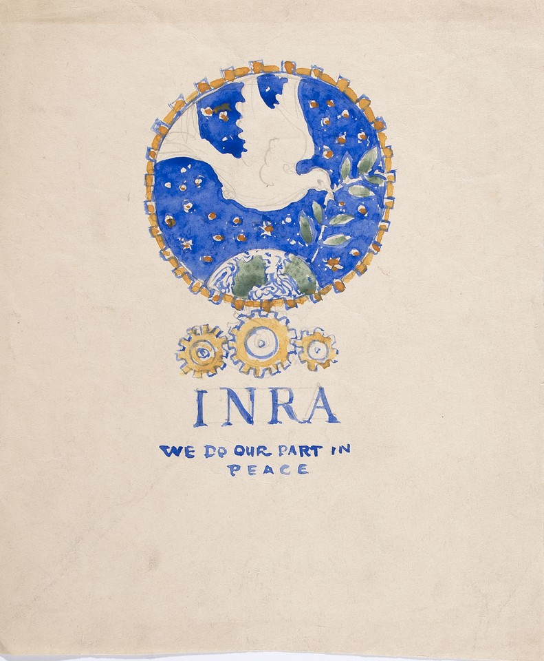Study for INRA poster or banner &quot;We do our part in peace&quot; Image 1