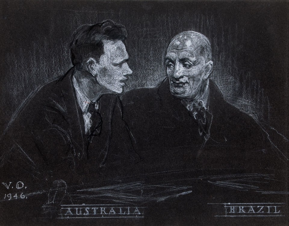 Sir Paul Hasluck (1905–1993), Delegate from Australia and Dr ... Image 1