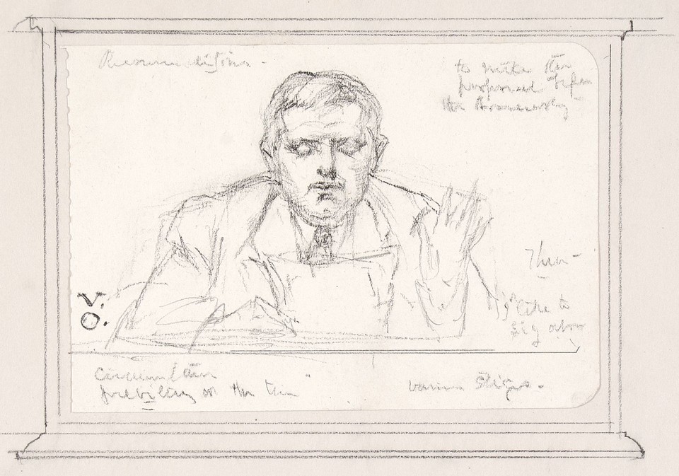 Portrait study of Dr. Herbert Vere Evatt, head of the ... Image 1